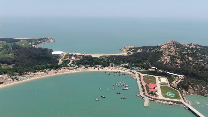 福建莆田湄洲岛航拍