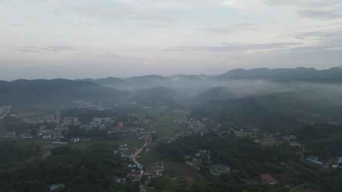 祖国壮丽山河连绵起伏山川丘陵航拍