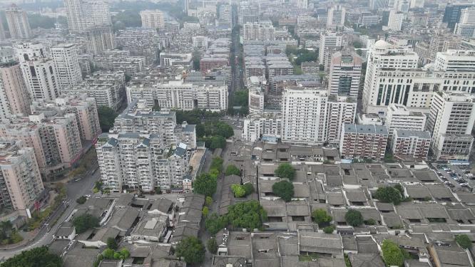 福州三坊七巷5A景区航拍