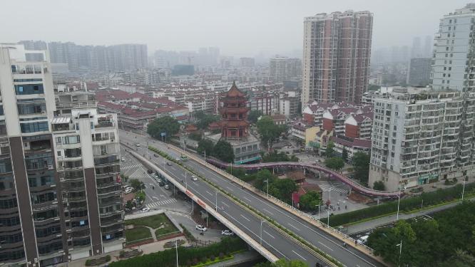 福建泉州城市风光航拍