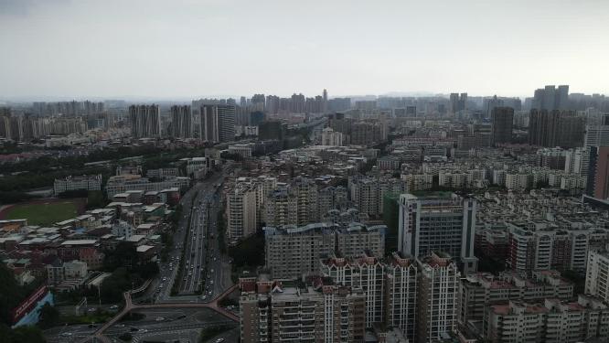 福建泉州城市风光航拍