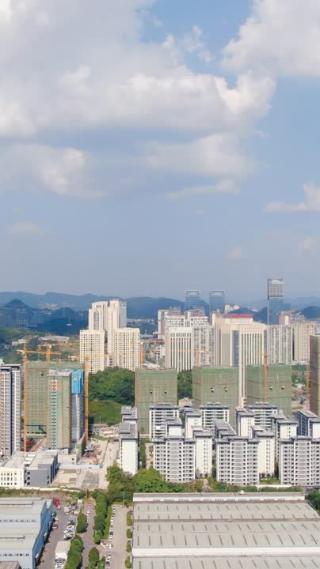 城市住宅小区航拍