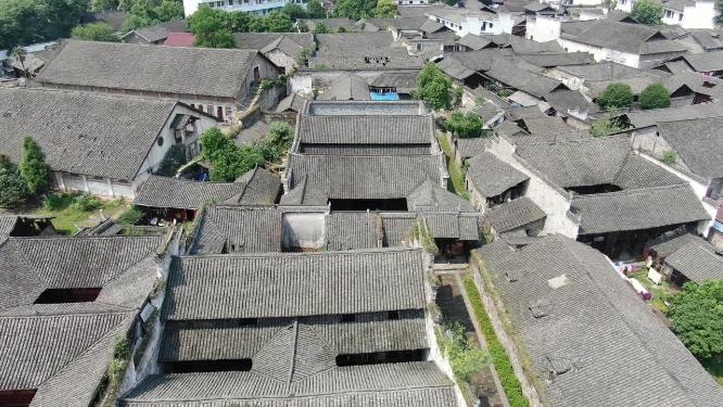旅游景区湖南洪江黔阳古城4A景区航拍