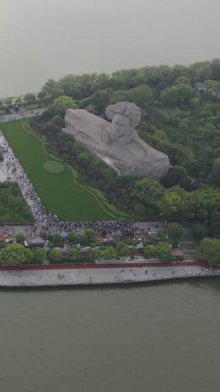 旅游景区湖南长沙橘子洲航