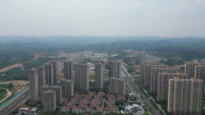湖北宜昌秭归县航拍