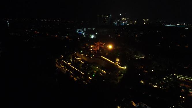 湖南岳阳城市风光交通航拍