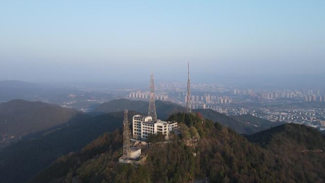 高山信号塔航拍