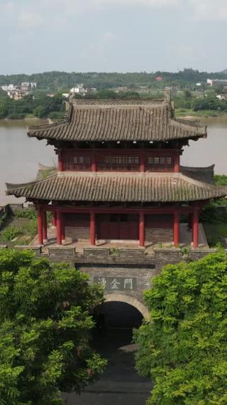 江西赣州八镜台竖屏航拍