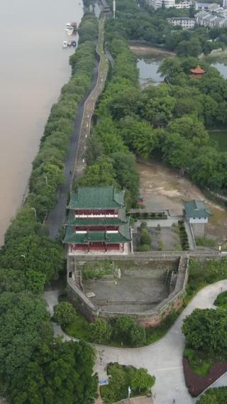 江西赣州八镜台竖屏航拍