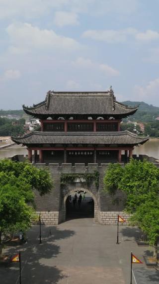 江西赣州八镜台竖屏航拍