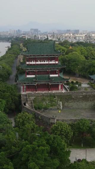 江西赣州江南宋城竖屏航拍