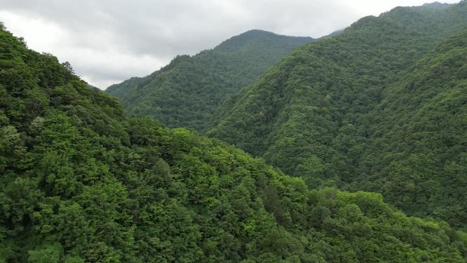 祖国大自然巍峨大山航拍