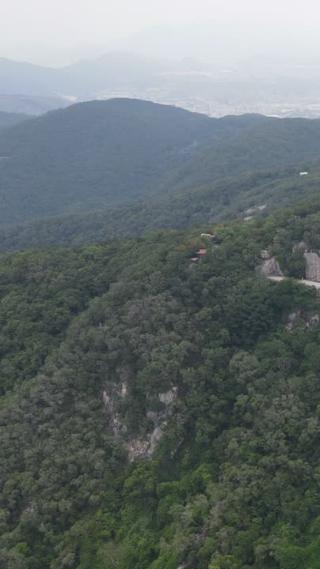 福建清源山5A景区竖屏航拍
