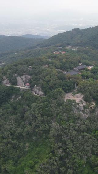 福建清源山5A景区竖屏航拍
