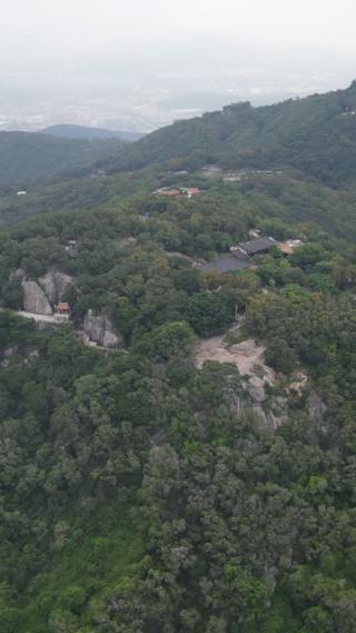 福建清源山5A景区竖屏航拍