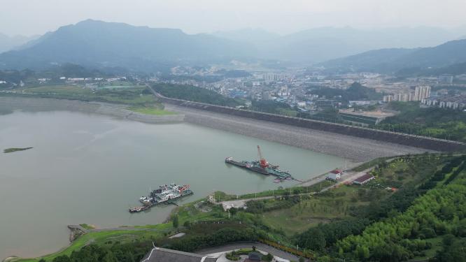 湖北长江三峡风光航拍