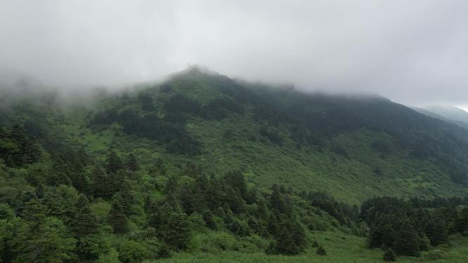 祖国大自然巍峨大山航拍