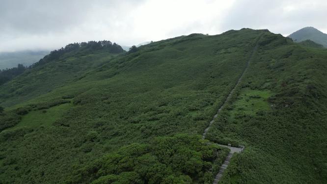 航拍湖北神农架5A景区