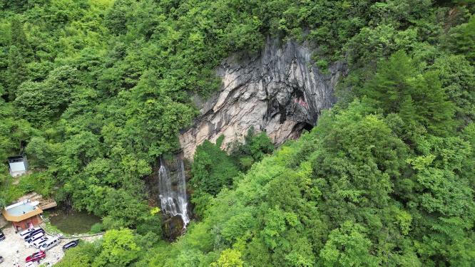 航拍湖北神农架5A景区