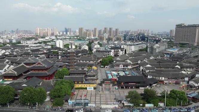 江苏无锡南禅寺航拍