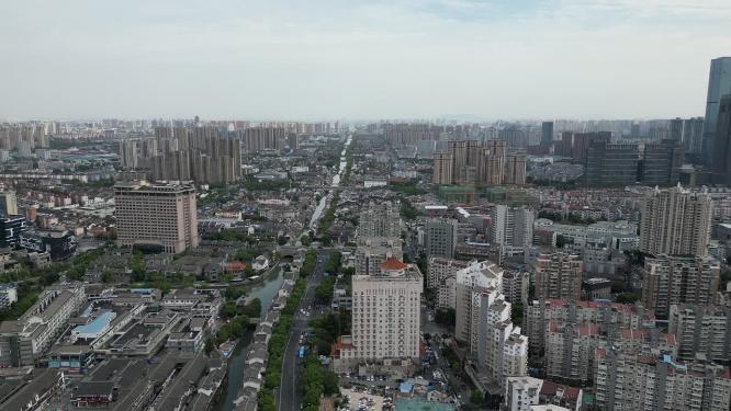 江苏无锡城市风光航拍