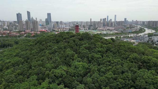 江苏无锡惠山古镇5A景区航拍