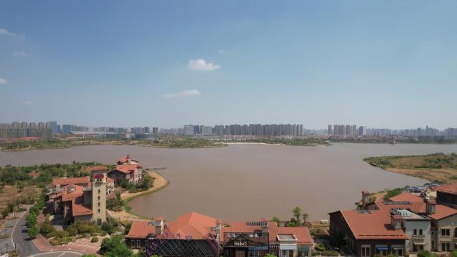 江西南昌九龙湖风光航拍