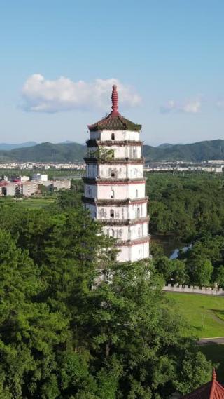 江西瑞金共和国摇篮5A景区竖屏航拍6
