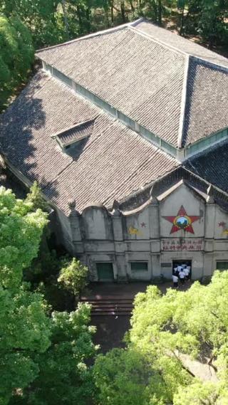 江西瑞金共和国摇篮5A景区竖屏航拍6