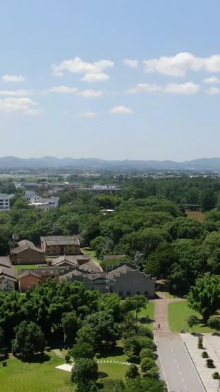 江西瑞金共和国摇篮5A景区竖屏航拍6