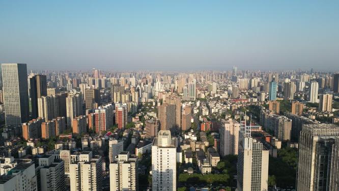 湖南长沙城市建设航拍
