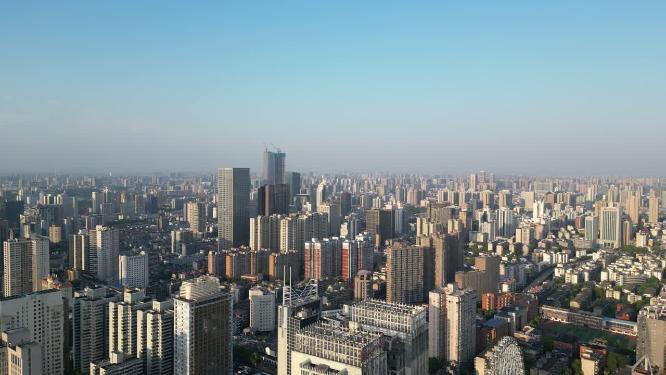 湖南长沙城市建设航拍
