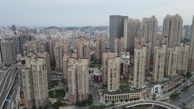 福建泉州城市风光航拍
