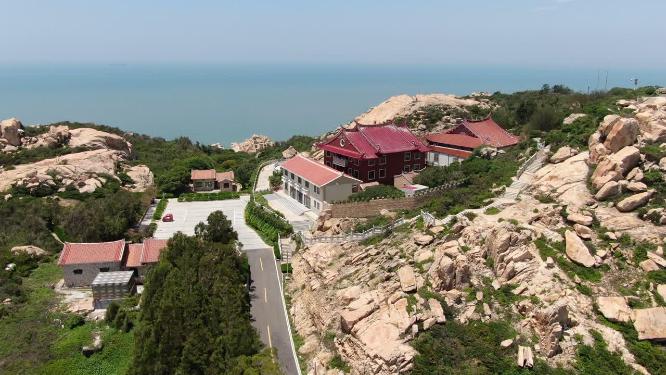福建莆田湄洲岛5A景区航拍