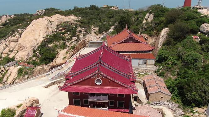 福建莆田湄洲岛5A景区航拍