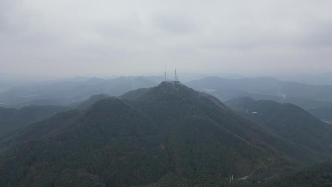 高山信号塔航拍