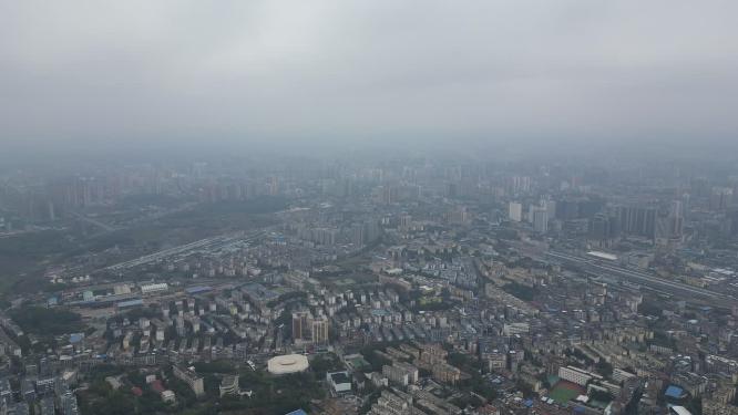 城市住宅小区航拍