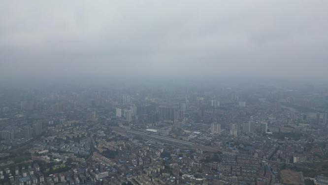 城市住宅小区航拍