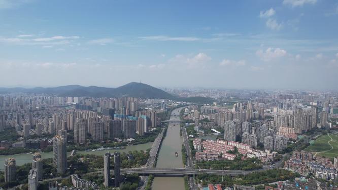 江苏无锡城市风光航拍