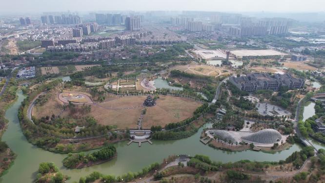 江西南昌象湖公园航拍