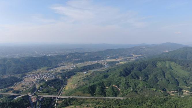 绿色植物森林祖国大好河山航拍