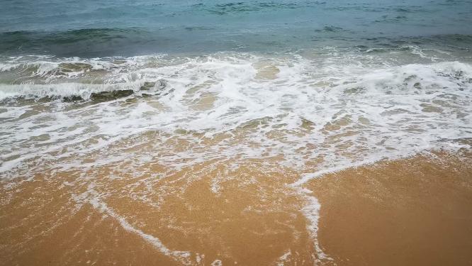 大海海浪沙滩海洋实拍