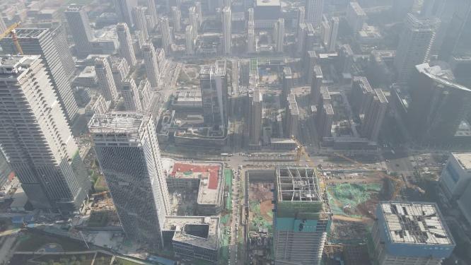 山东济南城市风光航拍
