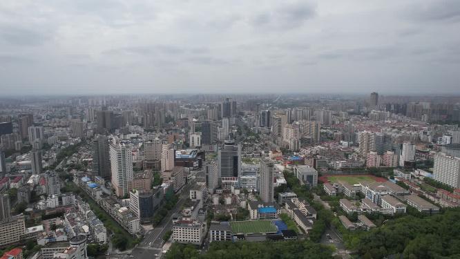 江苏常州城市风光航拍