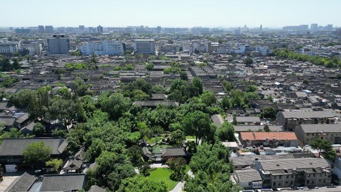 江苏扬州瘦西湖5A景区航拍