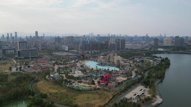 江西南昌象湖公园航拍