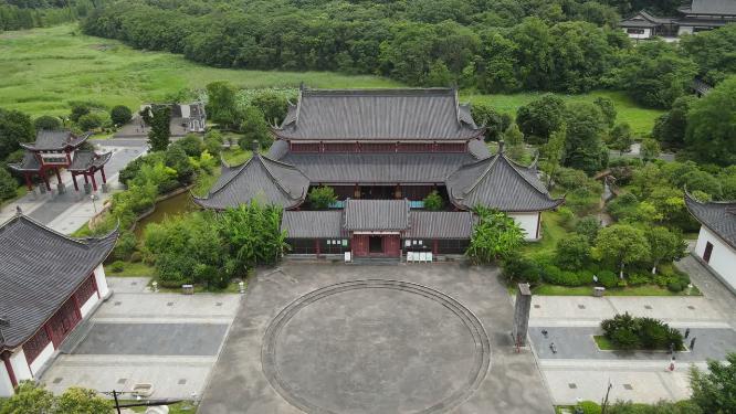 江西庐林文化生态园4A景区航拍