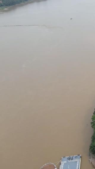祖国江河自然风景竖屏航拍