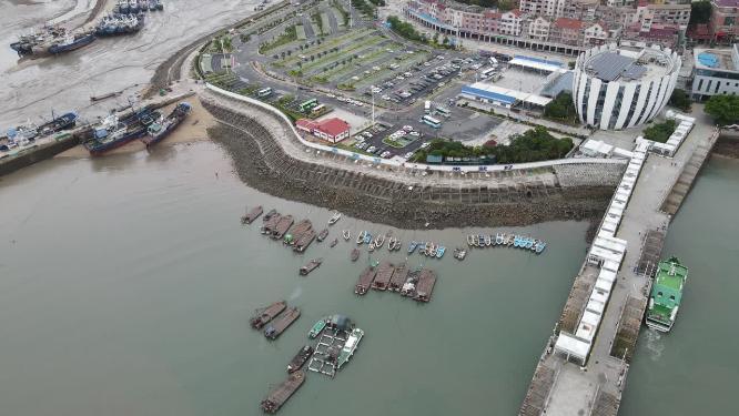 福建文甲码头航拍