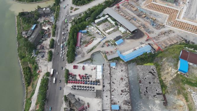 城市工地建设施工航拍